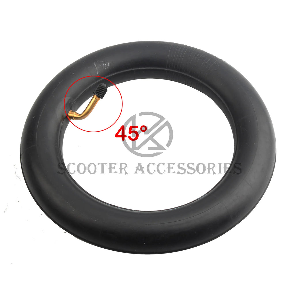 10X2.50 Inner Tube 10x2.5 Camera with Bent Valve 45 90 Degree for 10 Inch Baby Stroller Pram Scooter Electric Scooter Skateboard