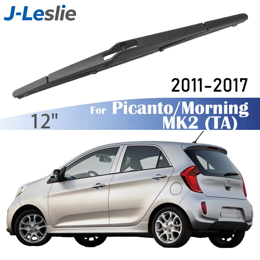 12" Rear Wiper Blade For KIA Picanto II 2 Morning Hatchback MK2 TA 2011-2017 Windshield Windscreen Wipers Washer Accessories