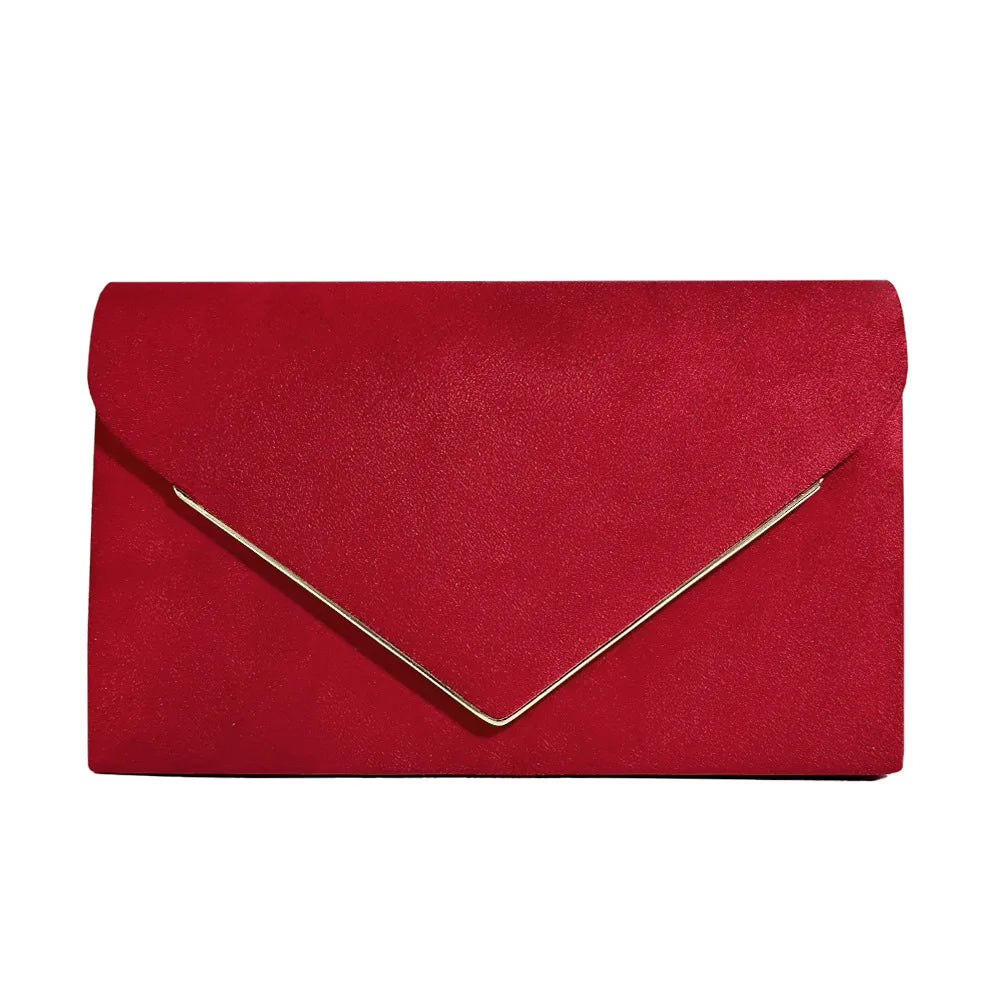 Velvet Envelope Bags Women Evening Wallets High Quality Clutches Banquet Dresses Clutch Over Shoulder Bags with Chain Handbags