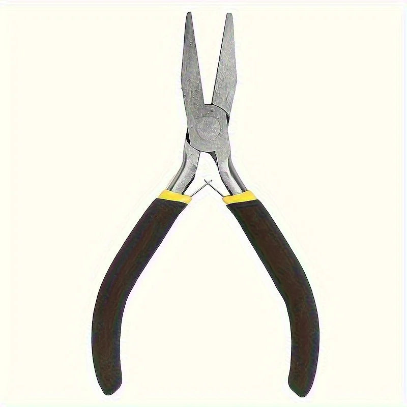 8PCs Carbon Steel Jewelry Pliers Set - Round/Needle Nose for Precise DIY Craft & Repair