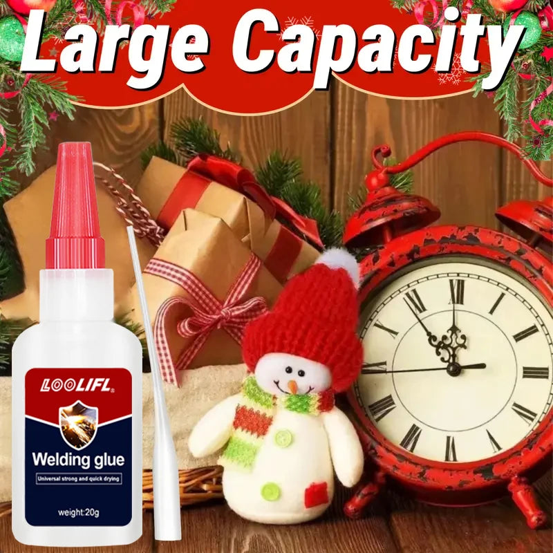 20gChristmas adhesive, handmade snowflake making, gingerbread house decoration, gift packaging bonding, bow tiefixing production