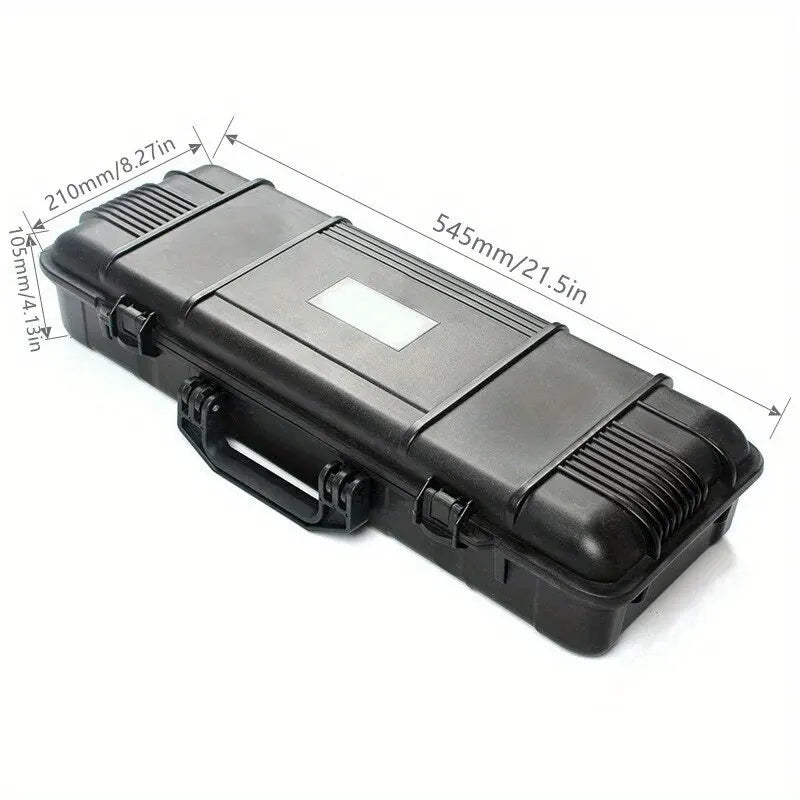 Shockproof Hard Carry Tool Case Water Repellent Safety Storage Box With Sponge For Camera Instrument Organizer Daily Use