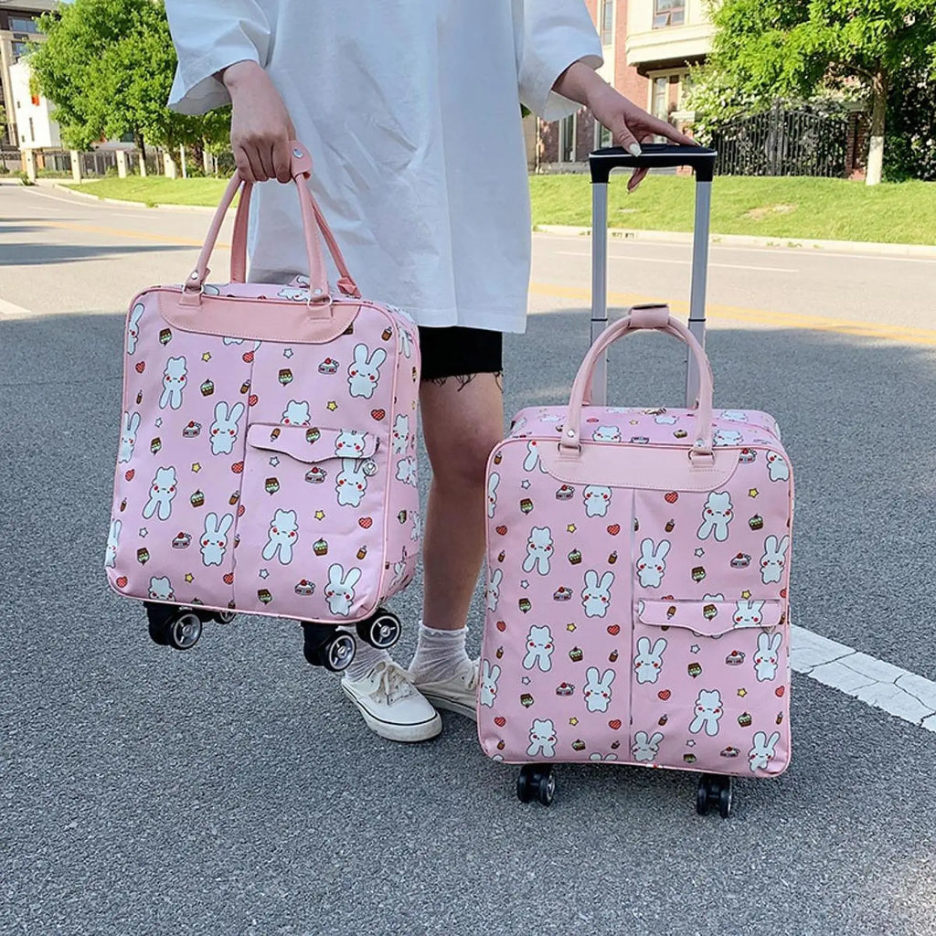 Wheel Luggage Bag Handbag Heavy Duty Multipurpose for Women Men Luggage Bag for Low COAST Airlines Outdoor Beach Travel Picnic