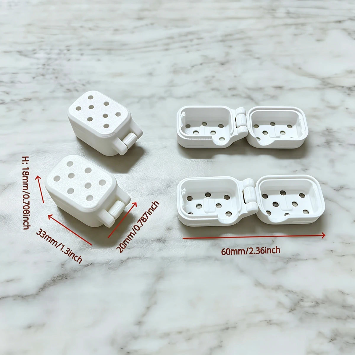 4-Pack Electric Toothbrush Head Protectors, Breathable Ventilation Holes, Flip-Top Buckle, Keeps Toothbrush Heads Ventilated and Dry, Reduces Odor Creative and Stylish Toothbrush Head Cover, Toothbrush Protective Case, Portab