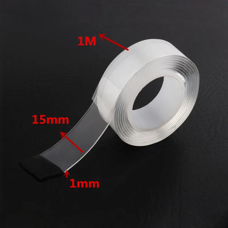 Waterproof Transparent Double Sided Nano Tape Reuse Home Tapes Adhesives Porcelain Wood Metal Plastic Super Glue
