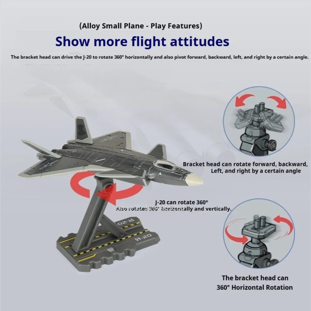 1:500 1:200 Scale Y-20 J-20 Fighter Model Car Toy J-35A FC-31 Movable Parts Realistic Static Design Models for Aerospace Lovers