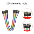 Pure copper dupont wire thickened 28 core female to female male to female color cable 2.54 terminal connection wire gold-plated