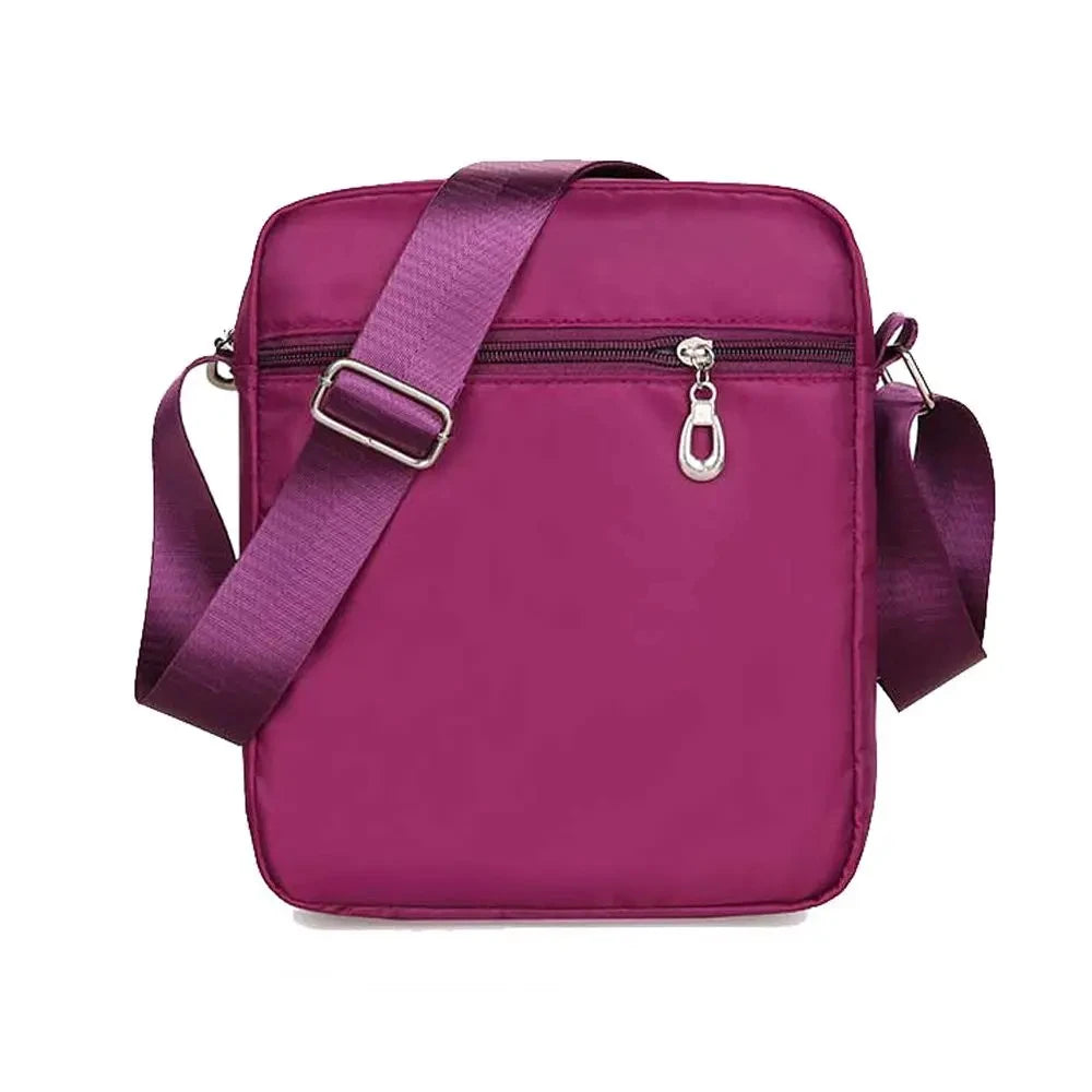 High-capacity Ladies Multi Pocket Nylon Crossbody Bag Cross Body Shoulder Bag Messenger Bag Oxford Flap Handbags