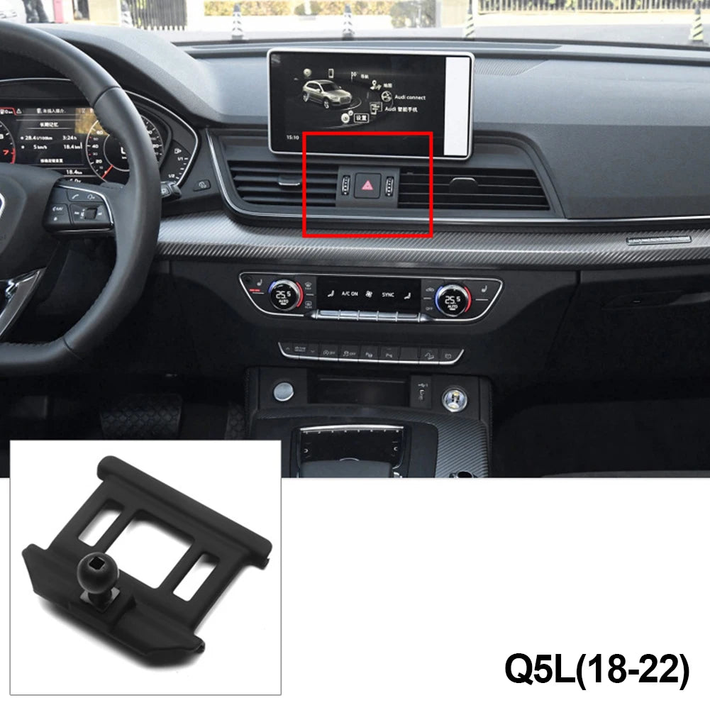 Dedicated Phone Stand Holders Base Collocation Mount Bracket for Audi A1 A3 A4 A5 A6 Q3 Q5 Q7 2016 2017 2018 2019 2020 2021 2022