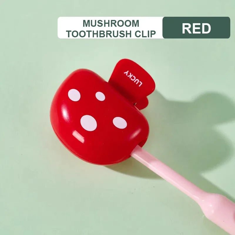 Portable Toothbrush Head Clip Household Dustproof Protective Cover Holder with Strong Spring for Travel