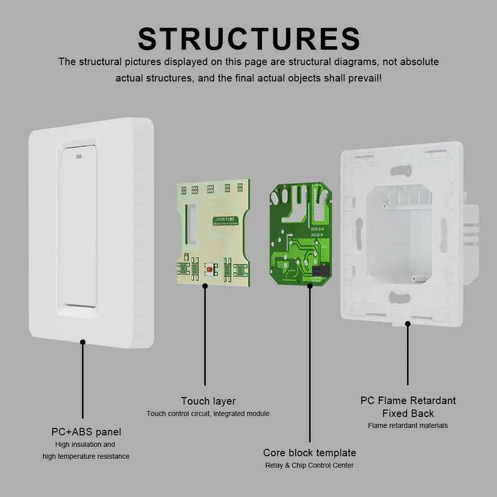 Smart Water Heater Switch/WiFi&Bluetooth Touch Control Works with Alexa/Google Home/Smart Life APP/for Home Bathroom