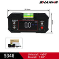 SHANHR Digital Angle Finder with Level Bubble Dual Axis Rechargable Digital Angle Gauge Magnetic Digital Level Box Protractor