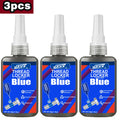 Medium Strength Threadlocker Impact-Resistant, Anti-Loosening, Anti-Slip, Rust-Proof Agent Removable Anaerobic Quick-Drying Epoxy Adhesive for Screws and Nuts,Anti-Loosening, Suitable for All Hardware Threaded Assembli