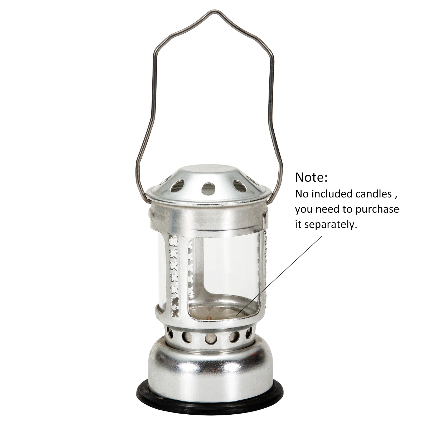 Candle Lanterns Portable Candle Lantern Night Fishing Hanging Outdoor Camping Aluminium Alloy Candle Lamp Outdoor Candle Lantern