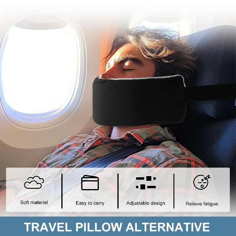 Travel Pillow Alternative Stops Head Bobbing Airplane Head Straps and Car Head Support Band Great on Travel Upright