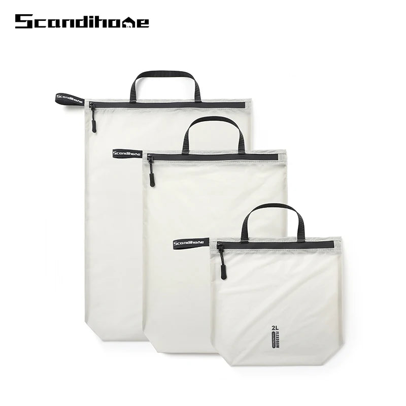 Waterproof Travel Handbag Storage Pouch Lightweight Clothes Organizer Zip Bag for Toiletries Socks Underwear Luggage