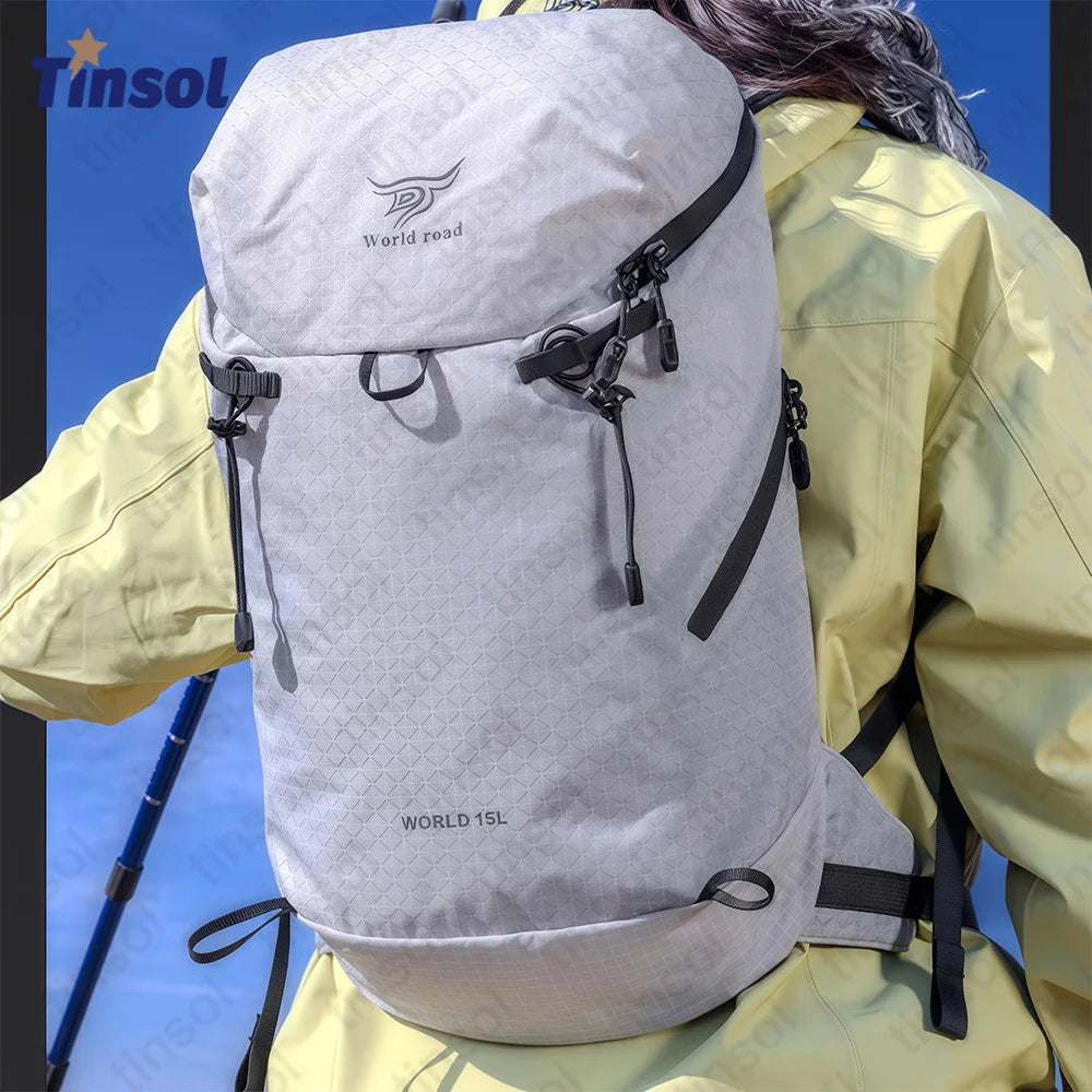TINSOL 1PCS Hiking Backpack, Waterproof and Wear-resistant Lightweight Backpack Packable, Outdoor Sports Travel Camping Daypack