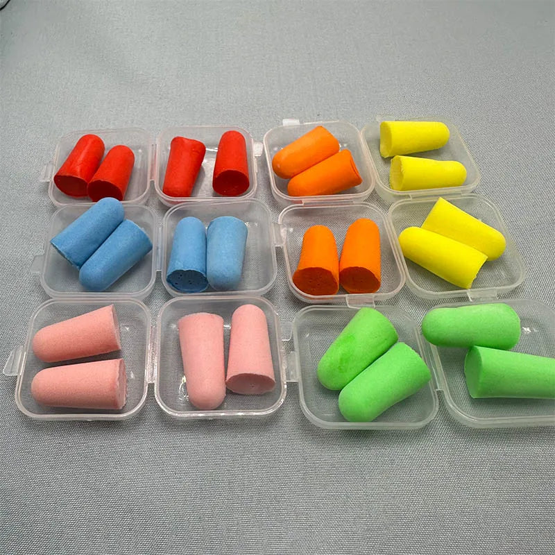 Ear Protection Comfort Soft Foam Ear Plugs Tapered Travel Sleep Noise Reduction Prevention Earplugs Sound Insulation