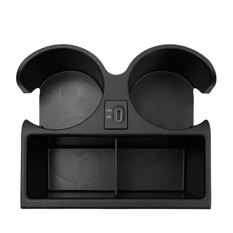Car Water Cup Holder With PD Port FYE727068 For Nissan Patrol Y61 1997-2016 FYE727069 Heatproof Plastic Drink Cup Holder-A91R