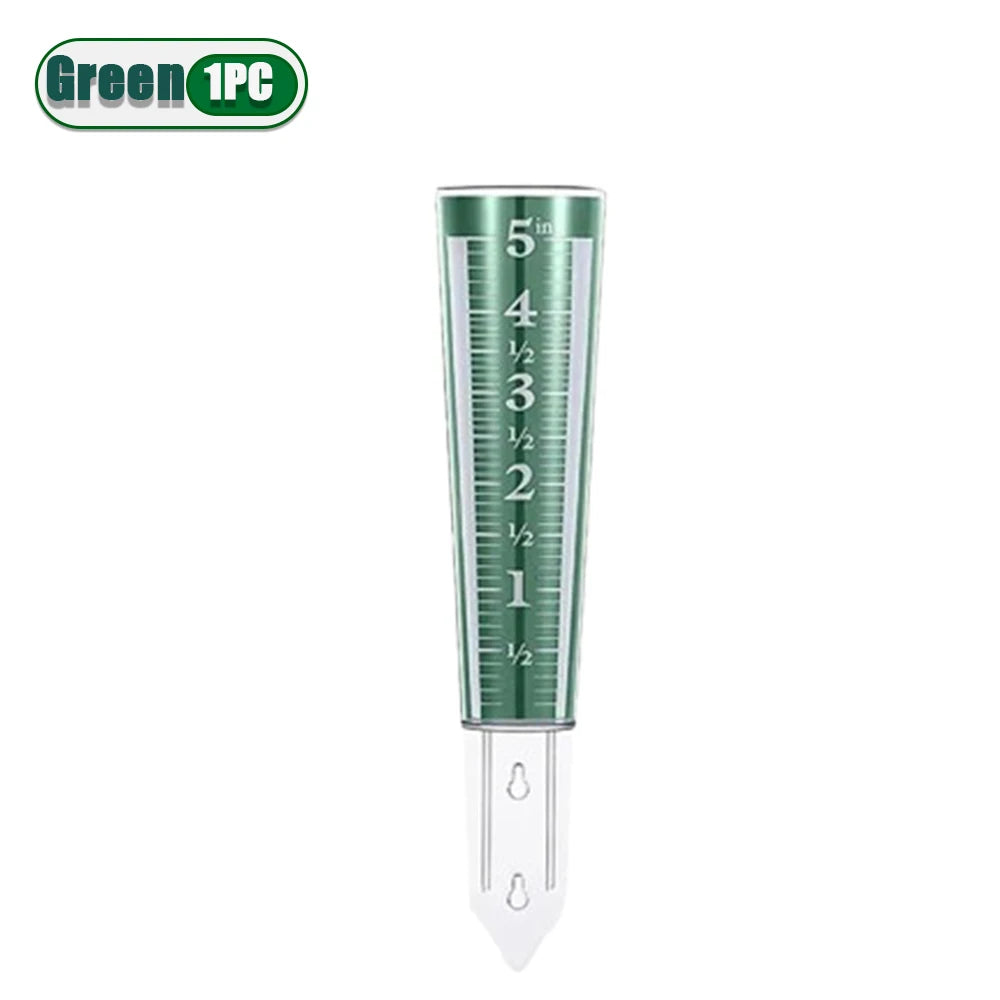 Heavy Duty Easy Read Rain Gauge Magnified Scale for Outdoor Use Durable Weather Instrument Perfect for Home Garden and Patio