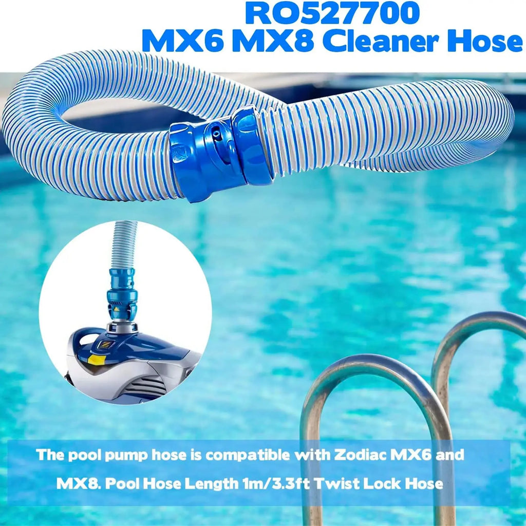 Pool Cleaner Hose Pool Vacuum Twist Lock Hose for Zodiac MX8 Mx6  X7 T3 T5 Pool Cleaner Twist Lock Hose Replacement