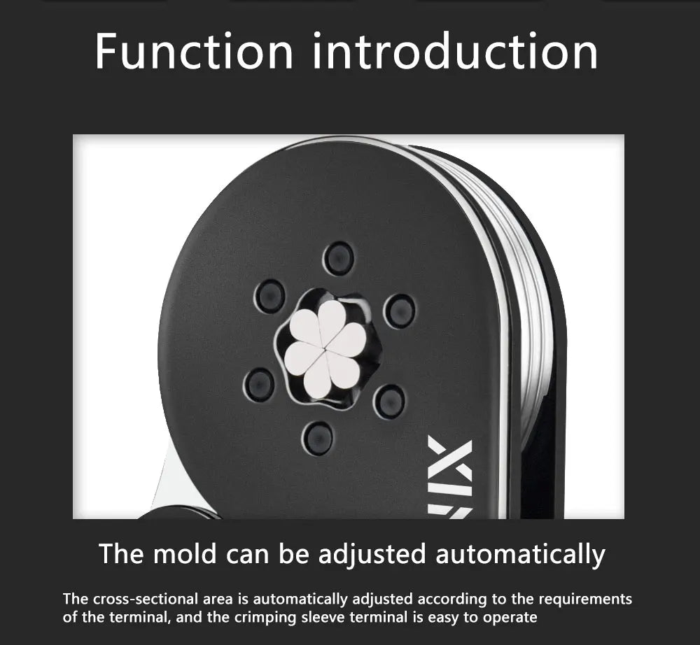Ferrule Crimping Tool HSC8 10-6A Electrical Crimper Plier For Wire End Crimp Tube Terminals Electrical Circuit Repair