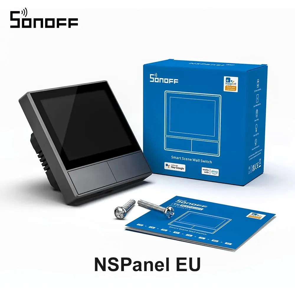SONOFF NS Panel NSPanel EU/US Smart Home Control Panel Sonoff Wall Switch Supports Voice Assistant Control with Ewelink
