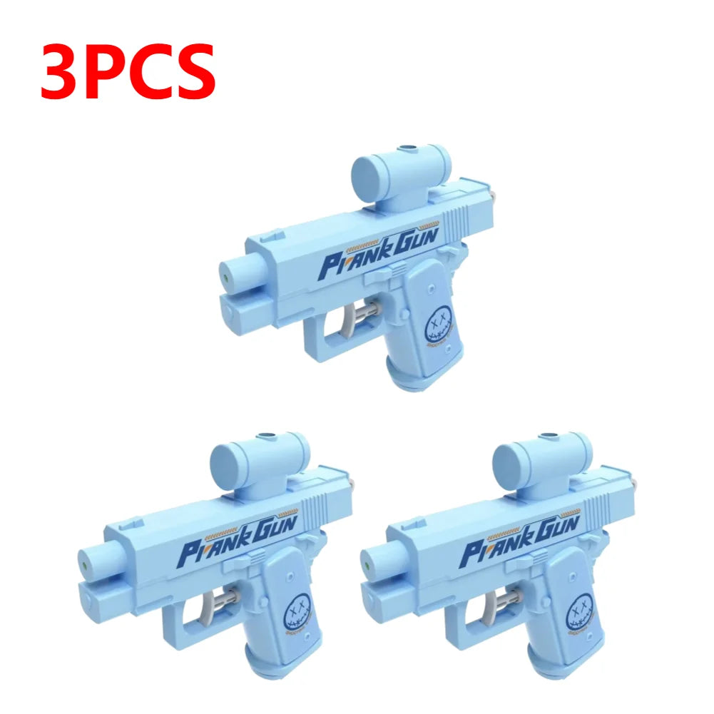 5-1PC Handheld Water Prank Gun Two-Way Spray Trick Reverse Water Gun Summer Outdoor Pool Watergun Toys Pistola de agua de broma