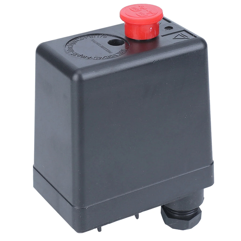 Air Compressor Pressure Switch Mechanical Pressure Control  Single Hole 0.5‑1.2MPa 220V G1/4" Manual Regulator Valve