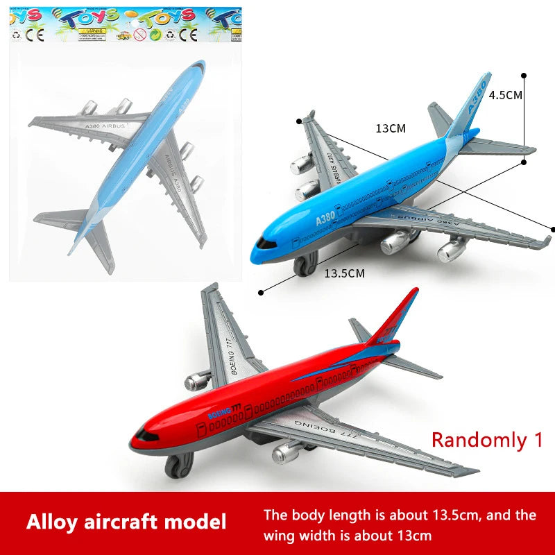 1/2PCS Collectible Alloy B777 A380 Plane For Boys Kids Gift Simulation Metal Aircraft 1:400 Aluminium Airliner Model Toys