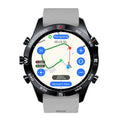 Sunroad GPS Sports Watch G7 Map Navigation Tracker Altimeter Compass Blood Oxygen Heart Rate Monitor Waterproof Men's Wristwatch