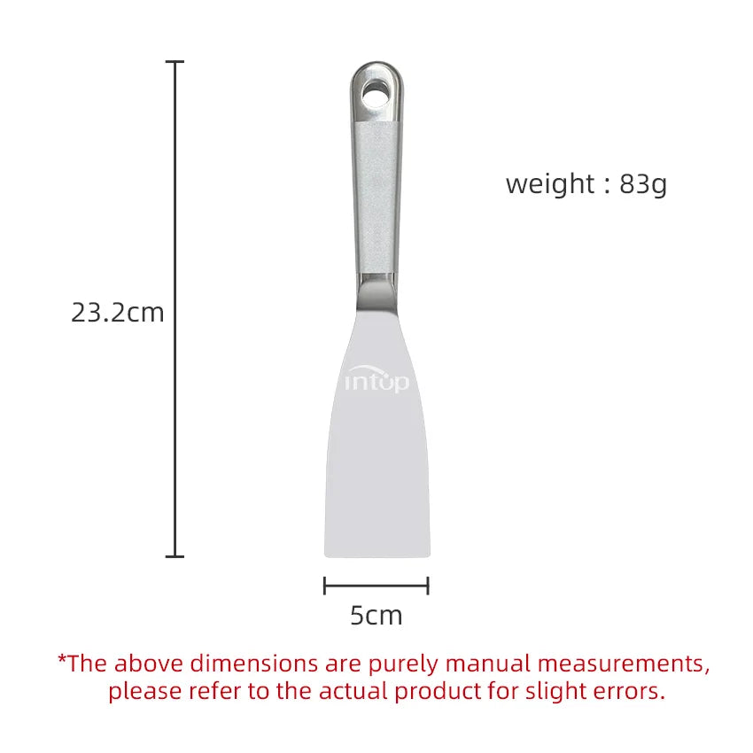 Dough Scraper Pizza Shovel Stainless Steel Cooking Spatula Dough Cutter Pancake Steak Bbq Baking