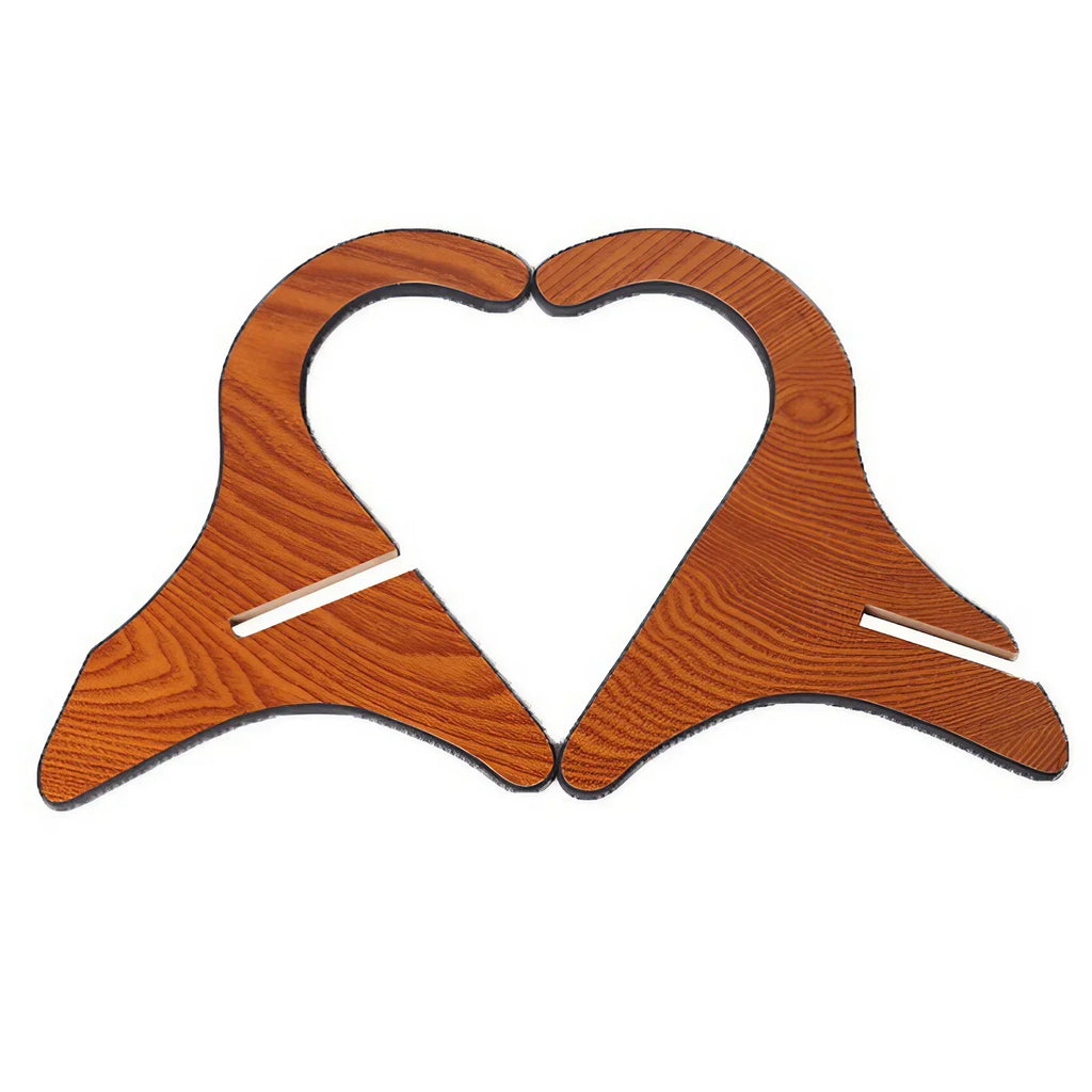 1 Pair Wooden Ukulele Stand Adjustable Guitar Holder for Musical Instruments Accessories Portable Bamboo Stand