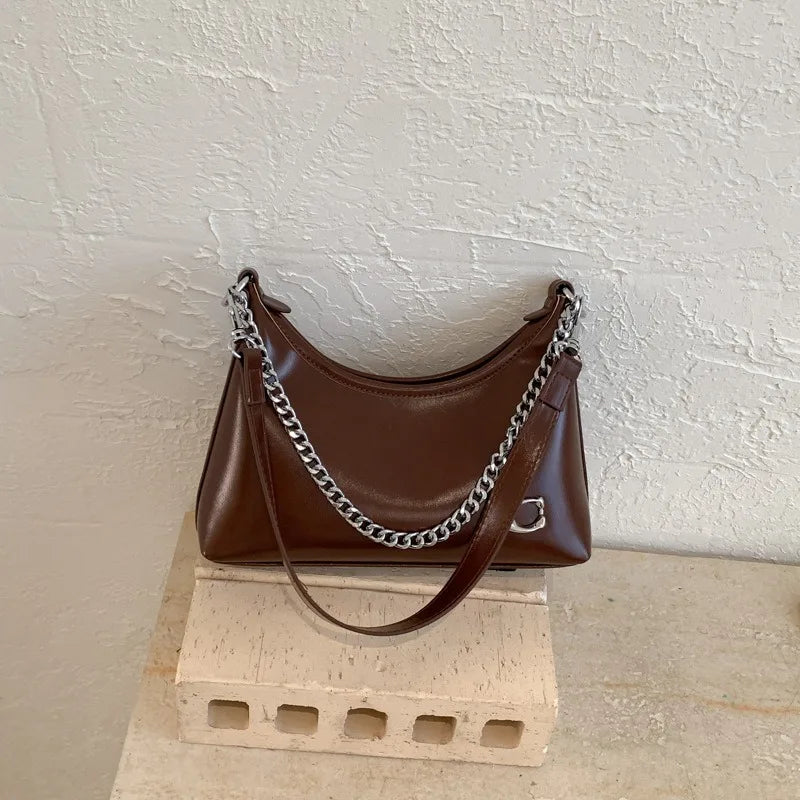 Temperament Shoulder Bag Joker High-grade Western-style Tide Messenger Bag Chain Luxury Commuter Fashion Handbag