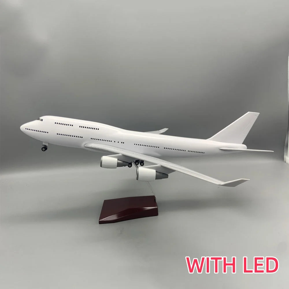 47CM Blank White DIY Airplane Model Kit for Handcraft & Collection B747/777/787/737/AN225/A330/320/C919 Unassembled Plane