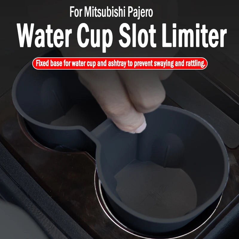 or Mitsubishi Pajero Interior Parts Cup Storage Box Limiter Montero V87V93V95V97V98 Silicone Cup Holder