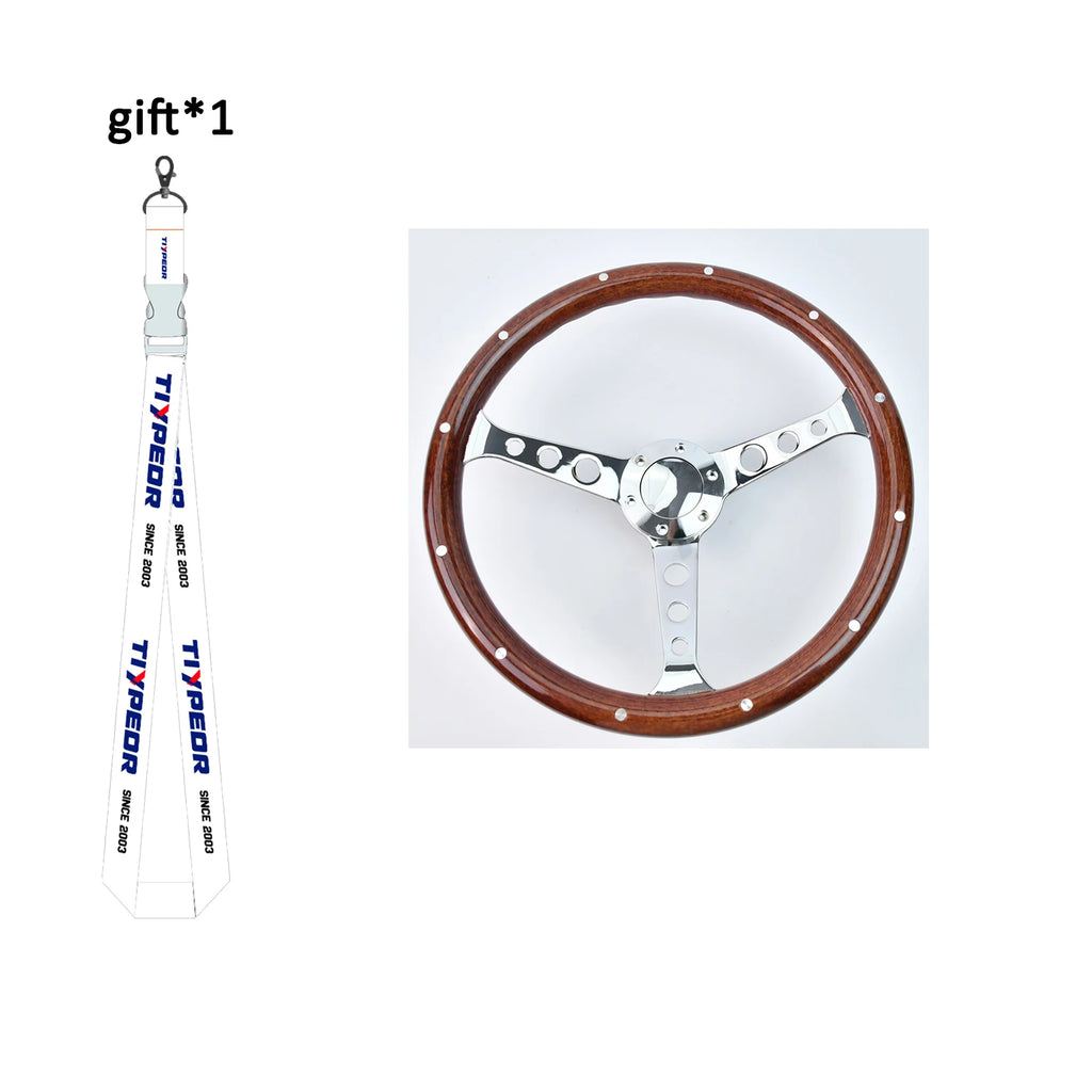 380mm Round Hole Bracket Steering Wheel ABS Material with Rivets for Automotive Accessories