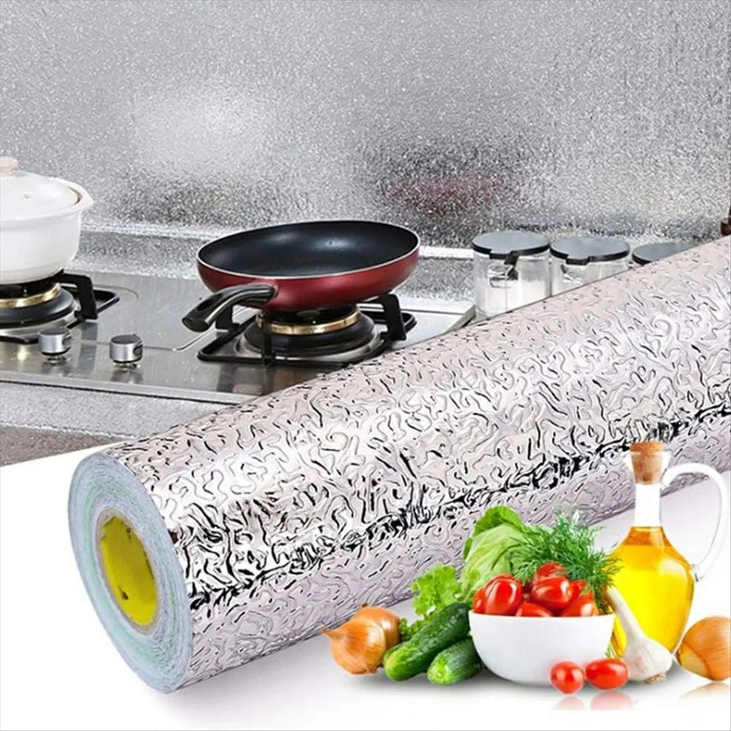 A22I Waterproof Brushed PVC Silver Wall Sticker Wardrobe Cabinet Self Adhesive Furniture Wallpaper,F