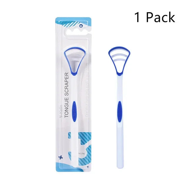1/6Pcs Pack Tongue Brush Tongue Cleaner Scraper Cleaning Tongue Scraper For Oral Care Oral Hygiene Keep Fresh Breath