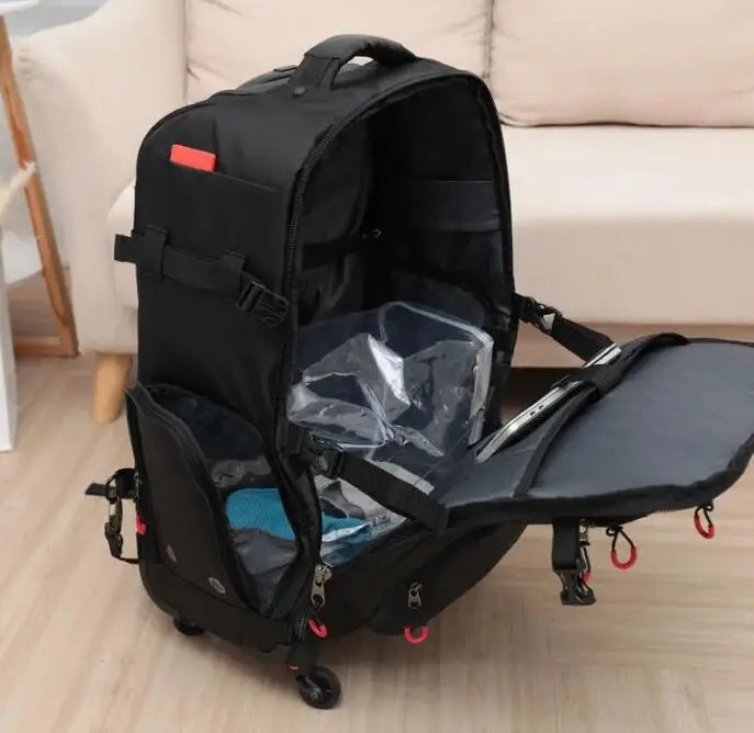 18" 20'' 22" Men Carry on hand luggage Suitcase Rolling luggage Suitcase Cabin Size Men Bussiness Travel Trolley Bag with wheels