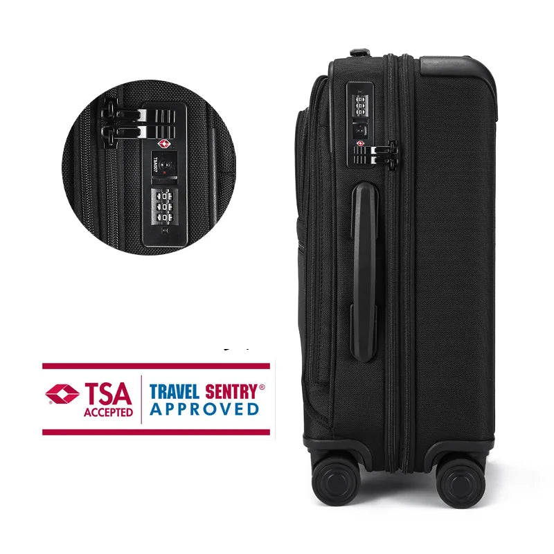 Fashion Ammunition Nylon Luggage Oxford Cloth Travel Suitcase Carry On Code Lock Business Boarding Box Canvas Trolley Case