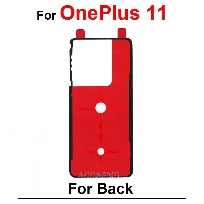 For OnePlus 6 6T 7 7T 8 8T 13R 9 10R 10 Pro 9R 9RT Nord Rear Door Housing Back Cover Adhesive 1+8Pro Sticker Tape Glue
