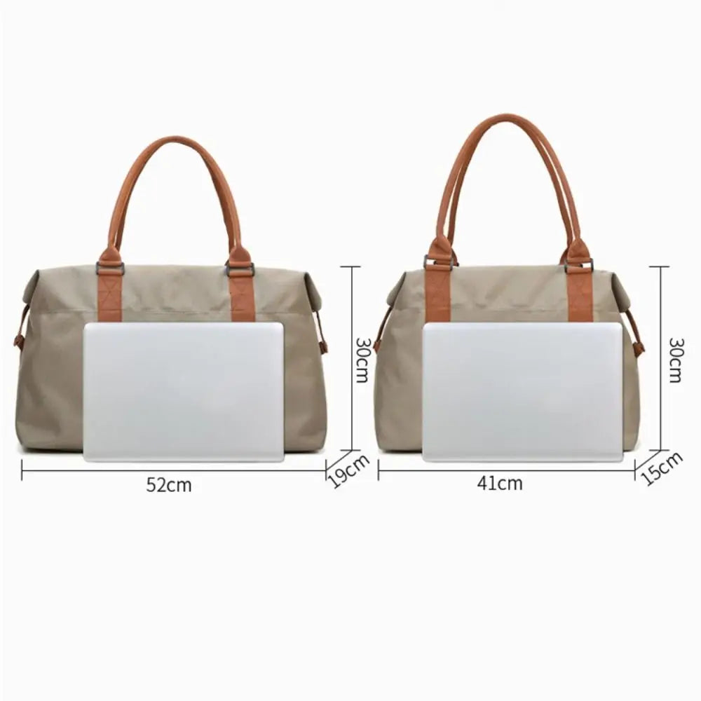 Premium Large Capacity Travel Bag Carry-On Dry Wet Separated Commute Handbag Waterproof Adjustable Gym Bag Women