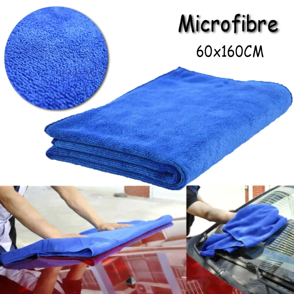 Cloth Car Cleaning Towel Soft Supplies 60*160cm Wash Absorption Water Absorption Care Detailing Large Microfibre