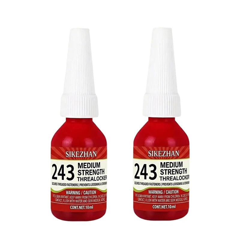 50ml Blue Thread Locker 243 Nuts Bolts Screw Adhesive Lock Tight Seal Fasteners Anaerobic Curing Metal Glue Rustproof SIKEZHAN