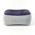 Inflatable PVC Footrest Pillow Air Cushion for Travel Office Home Leg Up Relaxing Foot Rest Under Desk Support