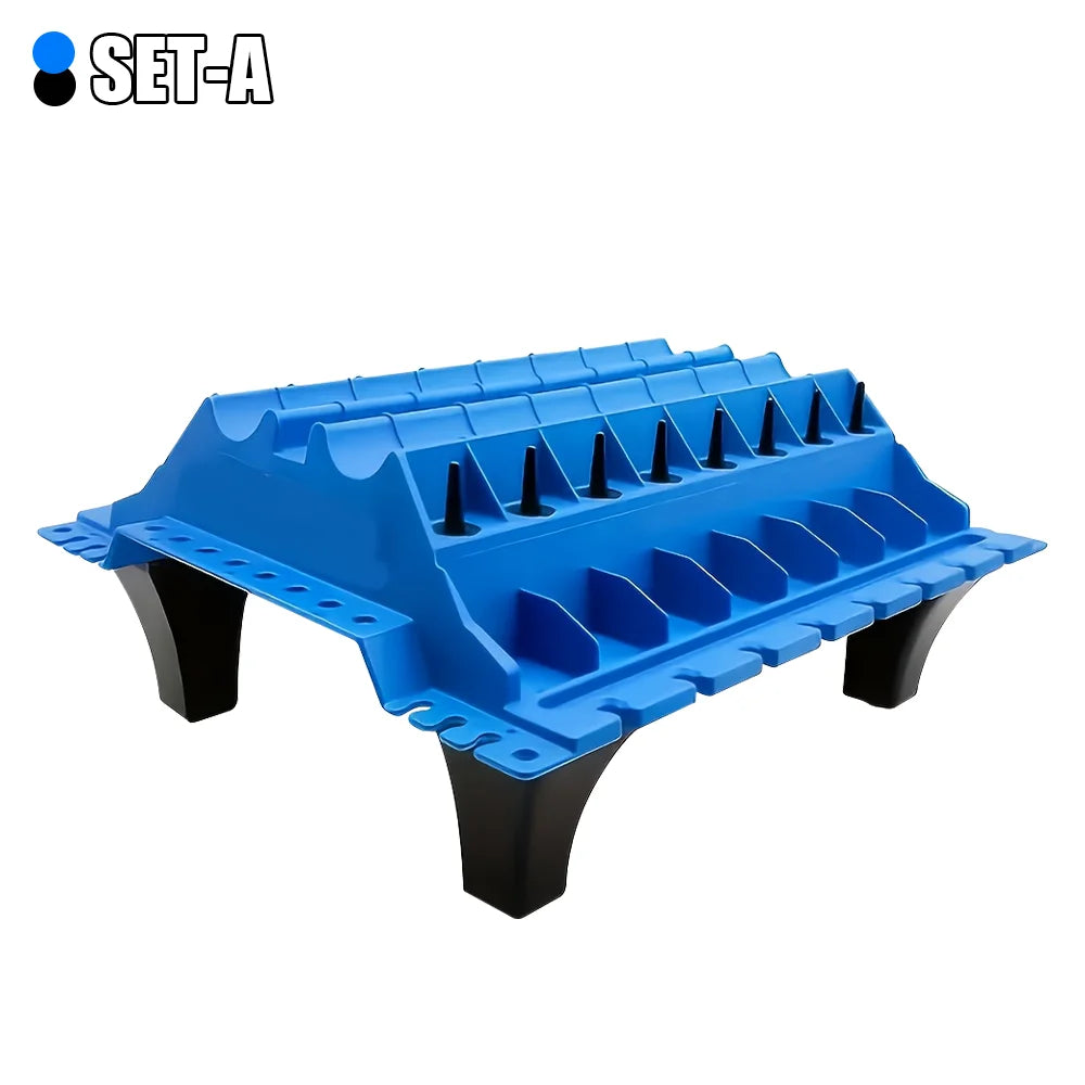 Car Engine Parts Storage Platform Cylinder Head Bolt, Valve Rocker Arm, And Spring Organizing Bracket Engine Parts Storage Table