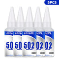 LOOLIFL 502 Super Glue 20g Instant Strong Adhesive Transparent Glue for Metal Plastic Wood Ceramics Universal Repair Tool 1-7pcs