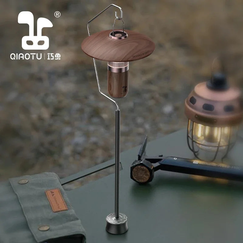 TARKA New Camping Lantern Stand Magnetic Base Light Hangers Ultralight Detachable Desktop Light Holder IGT Table Accessories