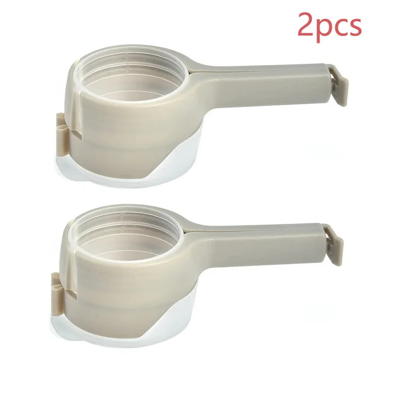 Snack Sealing Clip Fresh Keeping Sealer Clamp Plastic Food Saver Travel Kitchen Gadgets Seal Pour Food Storage Bag Cap Clip
